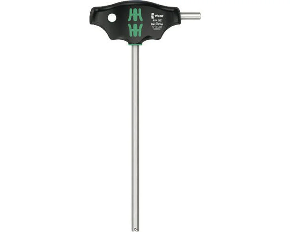 Wera 454 HF T-Handle Hexagon Screwdriver (Hex-Plus) (200mm) (10mm) (w/ Holding Function)